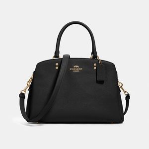 Lillie Carryall Black Leather